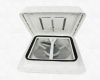 Люк накрышный Fiamma Turbo Vent 400x400мм, c вентилятором